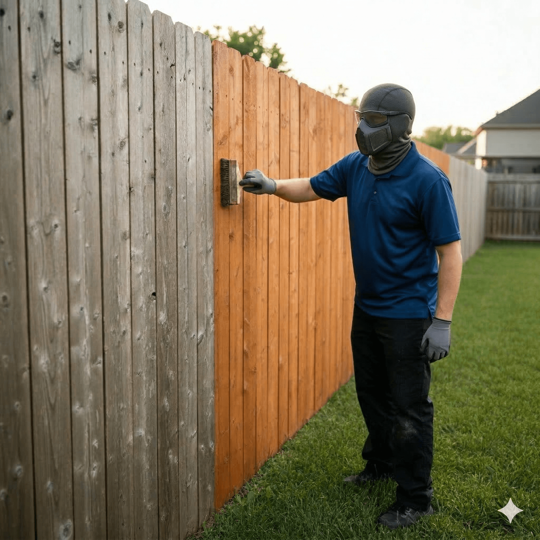 Professional fence staining and restoration by Deck Medic in Toronto, ON